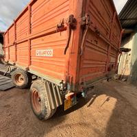 Rimorchio ribaltabile tre lati selvatico targato