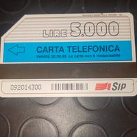 carta telefonica del 1995