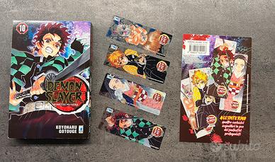 Manga demon slayer 10 variant limited segnalibri