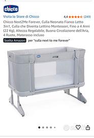 vendessi Culla next2Me Forever nuova