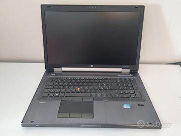 Notebook HP 8760W Workstation i7 8gb 250gb SSD 17"