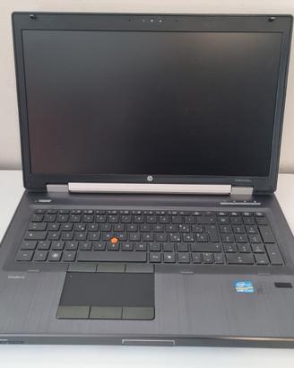 Notebook HP 8760W Workstation i7 8gb 250gb SSD 17"