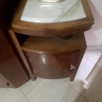 2 comodini camera da letto vintage