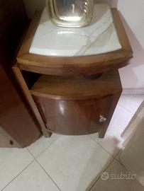 2 comodini camera da letto vintage