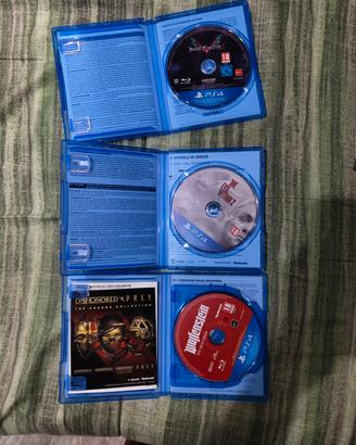 PS4 Wolfenstein collection Devil May cry 5 