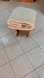 Coperta e  copri materasso lana merinos 