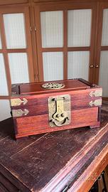 Portagioie Vintage Orientale Legno