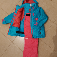 Completo sci snowboard bambina 6 anni