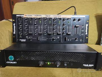 Mixer Numark + Poweramp