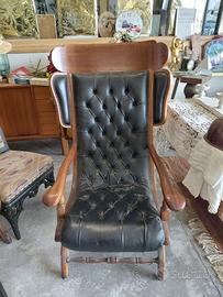 Poltrona Chesterfield vintage