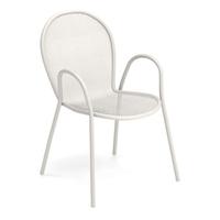 SEDIE IN ALLUMINIO "EMU" BIANCHE