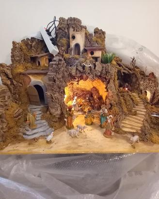 Presepe realizzato da maestri artigiani