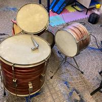 batteria vintage pink 🫵  Set per rack Ludwig