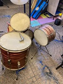 batteria vintage pink 🫵  Set per rack Ludwig