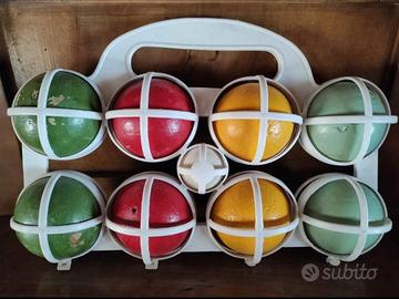 Bocce in legno vintage 