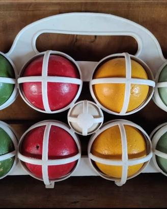 Bocce in legno vintage 