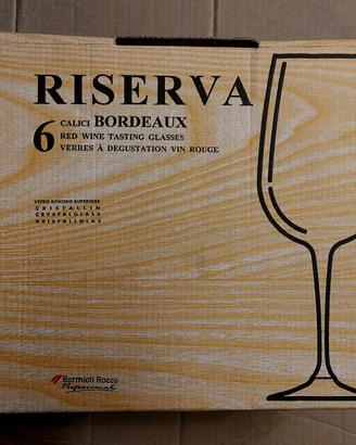 Confezione 6 Calici Vino Riserva