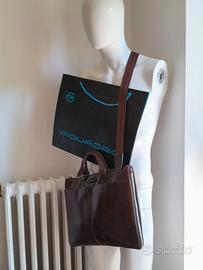 BORSA TRACOLLA PIQUADRO PELLE 40X30 COME NUOVA 