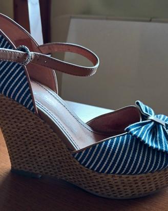 Zeppe donna a righe tg 39 saldo