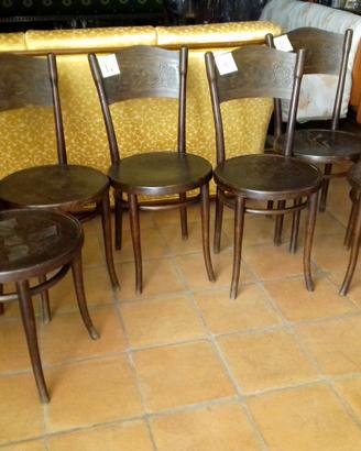 6 Sedie THONET Originali Modello 22 