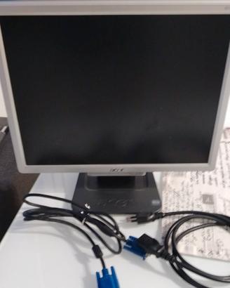 Monitor 15" con cavi