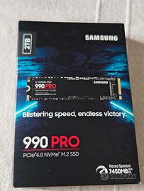 Samsung 990 pro 2tb SSD nvme NUOVO