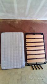 Rete a doghe in legno e materasso Imperial