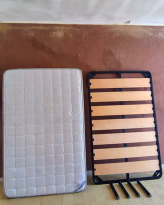Rete a doghe in legno e materasso Imperial