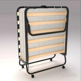 🛏️ Letto pieghevole singolo con materasso