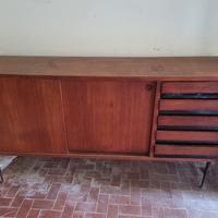 credenza stile svedese con cassetti anni 60