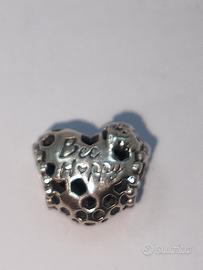 Charm Pandora a forma di cuore a nido d'ape