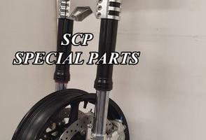 Bmw k 100 con forcelle rovesciate e pinze brembo