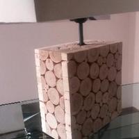 Lampada design legno
