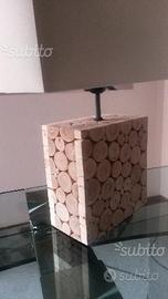 Lampada design legno