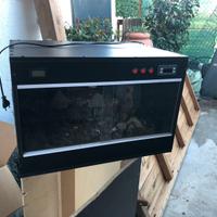 Terrario in legno con termostato