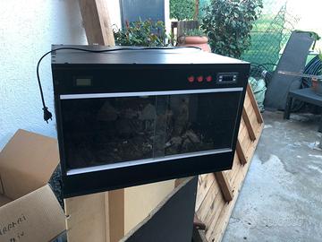 Terrario in legno con termostato