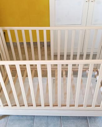 Lettino Mibb  e materasso 120x60