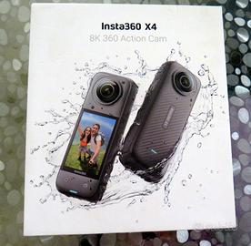 Insta 360x4 + asta 3 mt + batteria di scorta