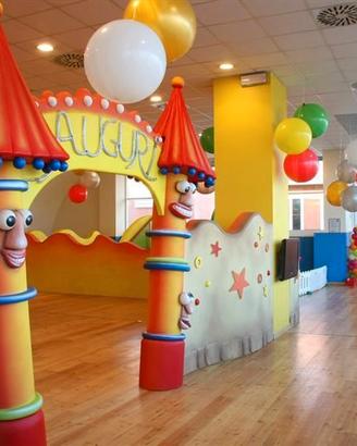 Arredamento sala feste, Ludoteca e Parco Giochi