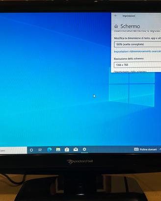 Monitor LCD Full HD da 24 pollici