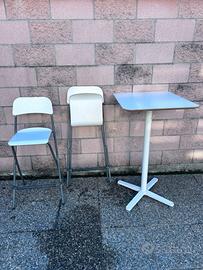 Tavolini e sgabelli/sedie da bar aperitivo