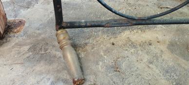 letto in ferro battuto 