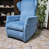 Poltrona reclinabile 2 motori Ninfea Roller System