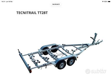 CARRELLO PORTA BARCHE 2800