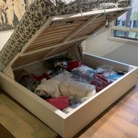 letto matrimoniale 180x200 con contenitore