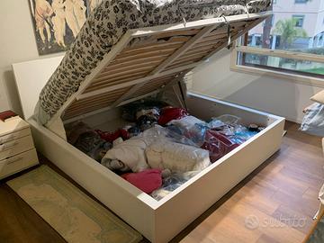 letto matrimoniale 180x200 con contenitore