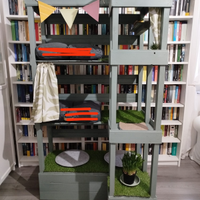 Struttura cuccia castello per gatti