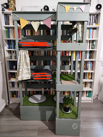 Struttura cuccia castello per gatti