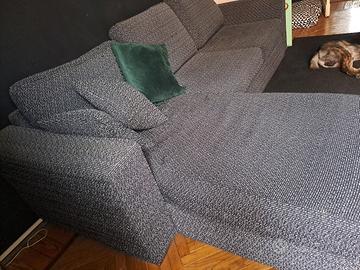 divano letto angolare con cassettone