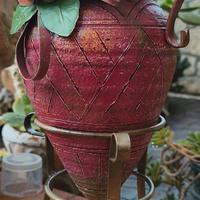 Anfora in terracotta d'arredo 